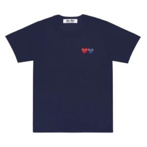 CDG Play Basic T-Shirt Two Emblems