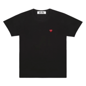 CDG Play Heart Logo T-shirt (Black)