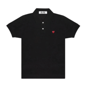CDG Play Polo Black Emblem (Black)