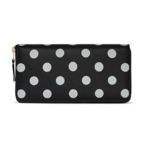 CDG Wallet Polka Dots Printed Black SA0110PD
